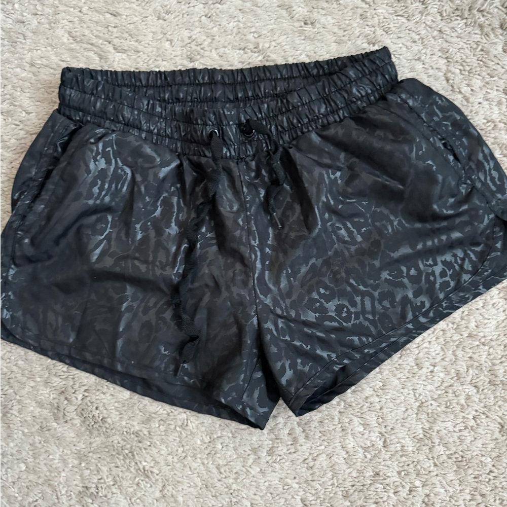 Zyia active black bomber shorts